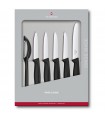Swiss Classic, Σετ μαχαιριών, 6 Τεμάχια, Μάυρο, Συσκευασία δώρου