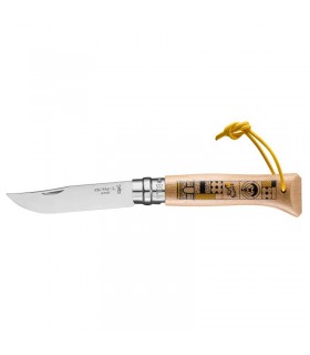 Opinel Knife No 8 Inox 2022 Black and Yellow Tour de France