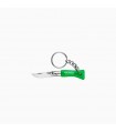 Opinel Knife keychain No2 Inox green
