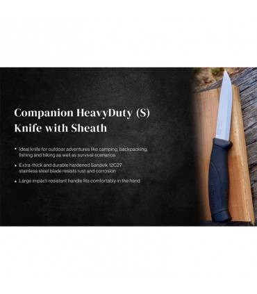 MORAKNIV Knife Companion HEAVY DUTY Black S