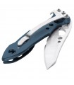 Leatherman Skeletool KBX Pocket Knife with Bottle Opener blue