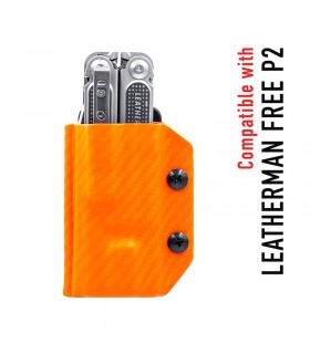 Kydex Sheath for Leatherman FREE P2 CF-orange
