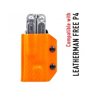 Kydex Sheath for Leatherman FREE P4 CF-orange