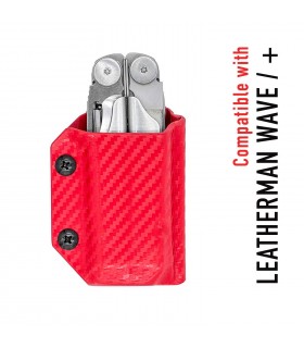 Kydex Sheath for Leatherman WAVE & WAVE Plus CF-Red
