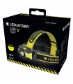 Ledlenser iH9R reachargeable headlamp with helmet connection kit