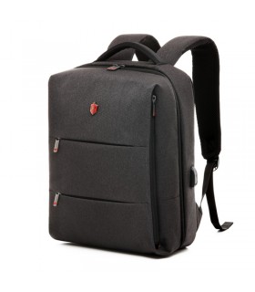 KRIMCODE Business Formal Laptop 15.6 Backpack grey