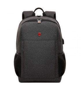 KRIMCODE Business Formal Laptop 15.6 Backpack dark grey