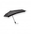 Senz αντιανεμική ομπρέλα mini αυτόματη μαύρη