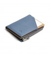 ROIK Zip Coin Town Δερμάτινο πορτοφόλι με RFID προστασία Blue Carpi