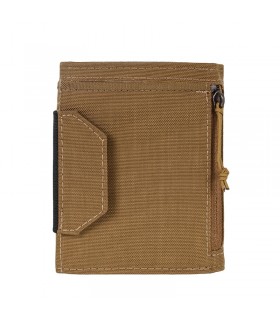 Lifeventure TRI-FOLD Wallet with RFID recycled material mustard