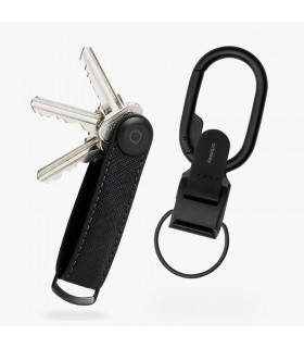 OrbitKey κλειδοθήκη Δερμάτινη Saffiano Key Organiser με Clip σετ δώρου