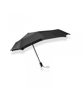 Senz Storm umbrella foldable mini automatic pure black business